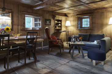 Casa Palü Stampa, Wohnzimmer (Copyright: Gataric Fotografie)