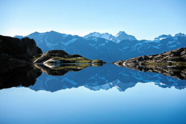 Morgenstimmung auf dem Pass Lunghin (Copyright: Romano Salis /ESTM)