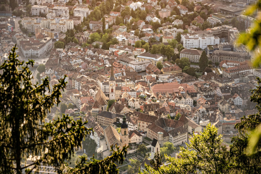 Aussicht über die Altstadt von Chur