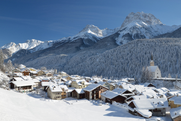 Scuol im Winter