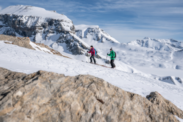 Tektonikarena Sardona im Winter