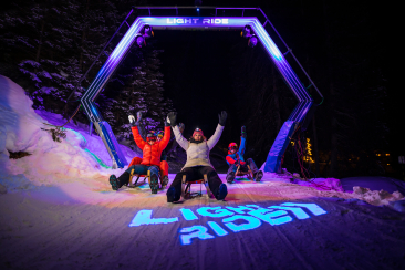 Schlittelspass «Light Ride» in Lenzerheide