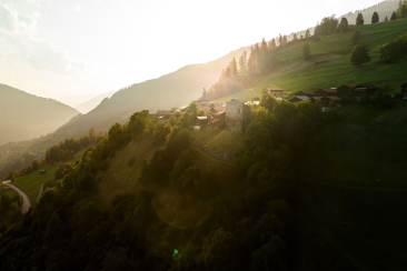 Burgruine Bernegg in Calfreisen