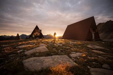 Rifugi Pian Grand auf dem Santiero Alpino Calanca