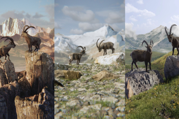 Häufiger auf Social Media unterwegs: die Bündner Werbe-Steinböcke Gian und Giachen. © Marke graubünden 