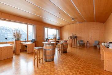 Coworking-Space im Berghotel Randolins