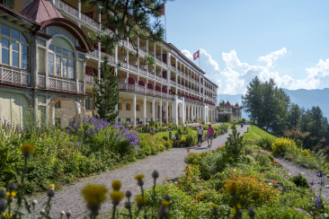 Davos feierte 2025 das Jubiläum «150 Jahre Thomas Mann» mit dem Schauplatz Schatzalp. (Davos Hotel Schatzalp. © Schweiz Tourismus / André Meier)