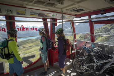 Bike-Transport in Graubünden