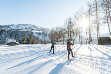 Langläufer in Disentis